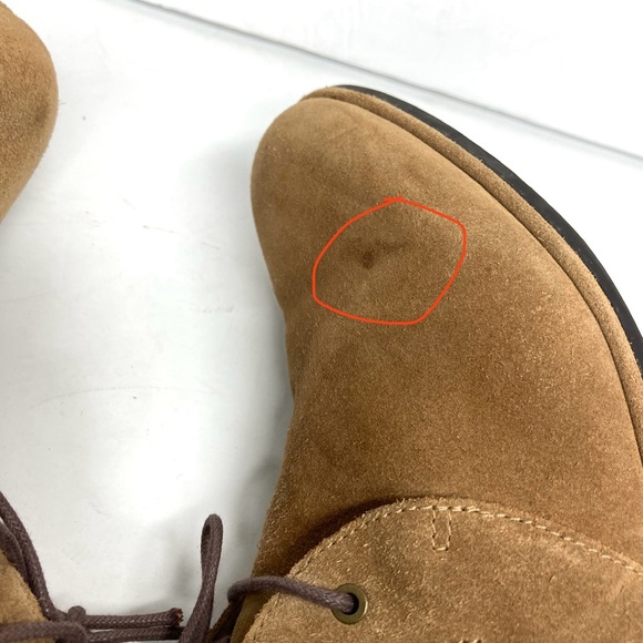 Via Spiga Ignia Booties Lace Up Tan Suede Flat Boots Camel 9 M - Picture 6 of 12